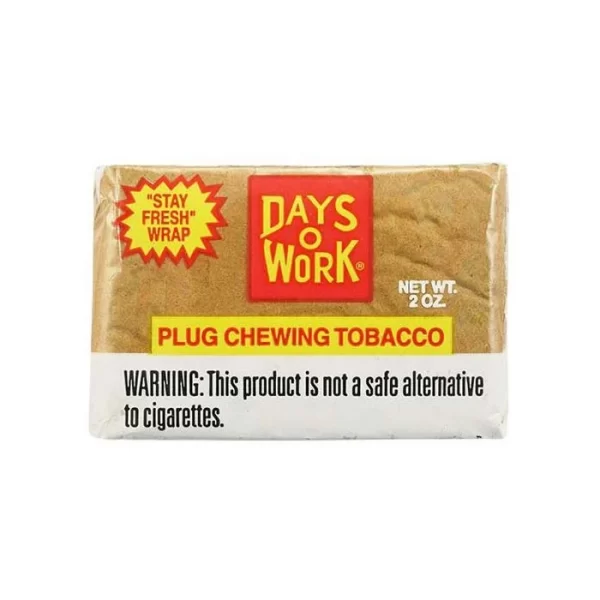 Day's Work Tobacco Plug 2oz Chewing Tobacco