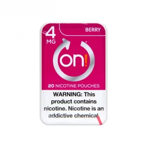 ON! 4MG BERRY MINI DRY NICOTINE POUCHES